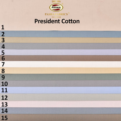 President – Cotton(stiff finish)